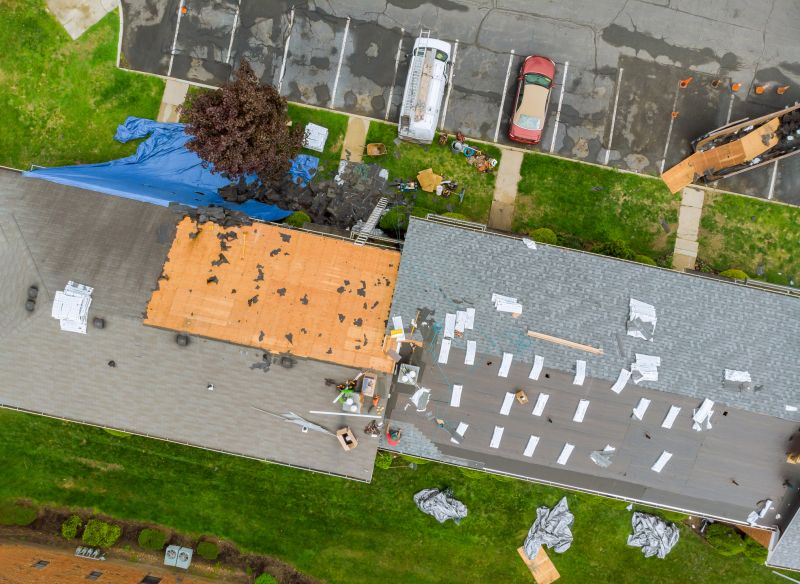 Damaged Roof Repair detail